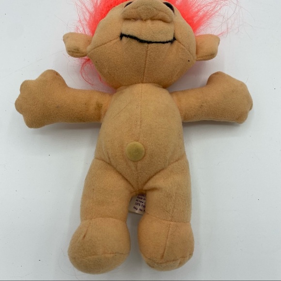 Vintage 1991 Troll-kins Crazy Troll Plush Stuffed Animal - Picture 4 of 7